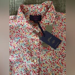 J.Crew fitted shirt in beautiful Liberty fabric.